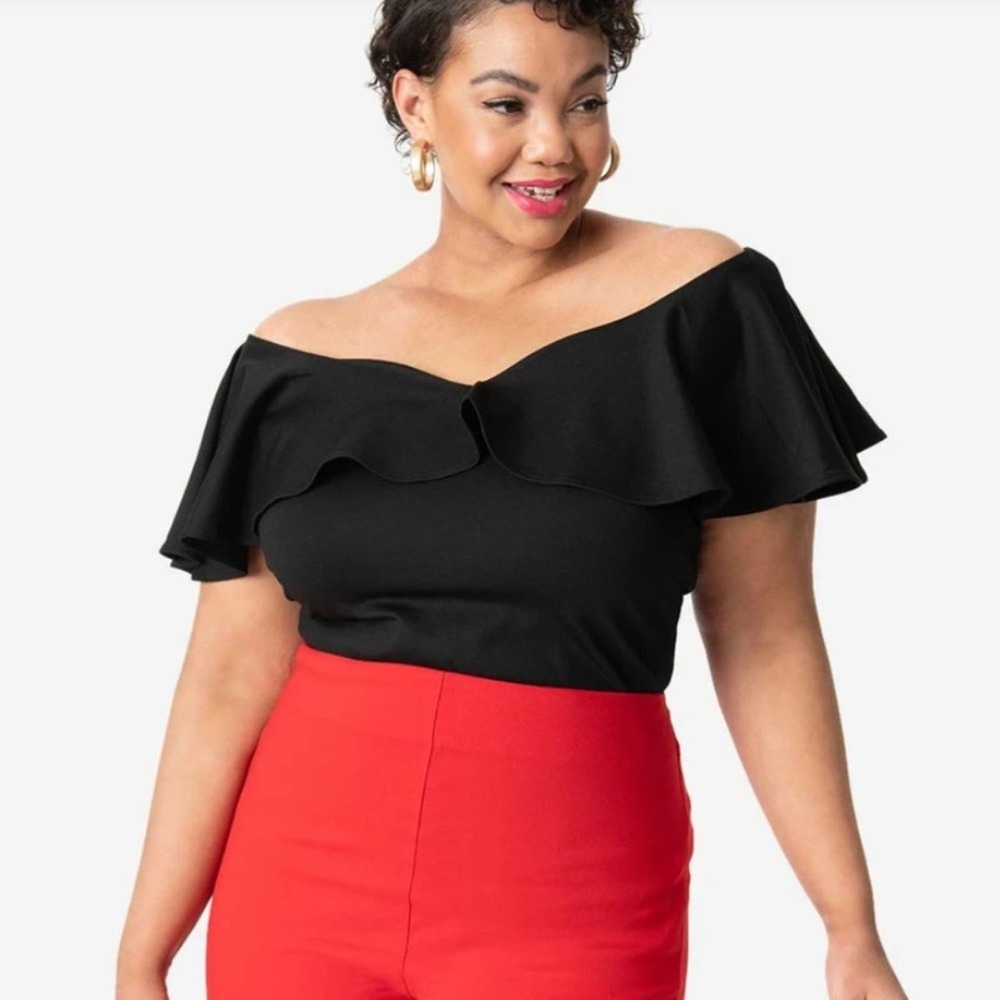 NWT Unique Vintage FrenchieTop 3xl Black